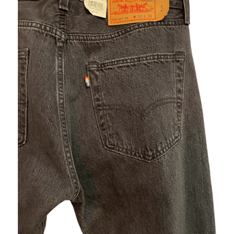 新品　US LEVI'S PREMIUM 501 BLACK JEANS  93