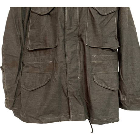 USED  US MILITARY M65 FIELD JACKET S-S BLACK OVER DYED