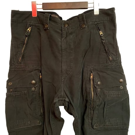 USED DOUBLE RL BLACK CARGO HEAVY WEIGHT COTTON