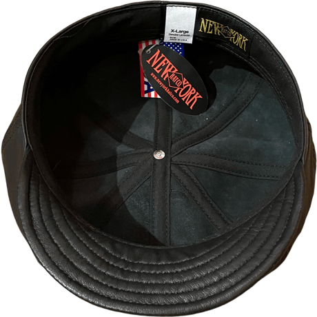 新品　NEW YORK HAT LAMB LEATHER SPITFIRE CASQUETTE MADE IN USA