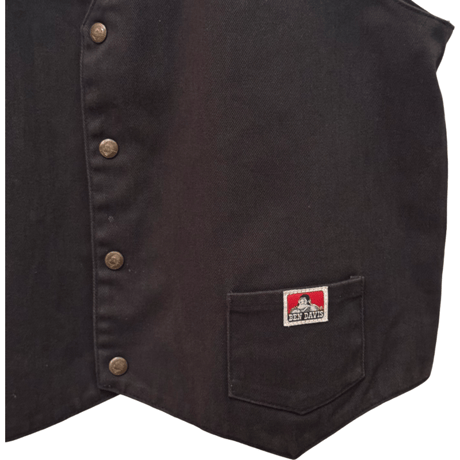 USED  BEN DAVIS CANVAS WORK VEST