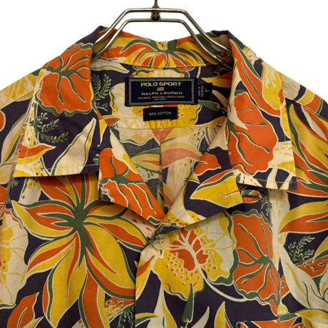 USED VINTAGE   POLO SPORTS S/S OPEN COLLAR SHIRTS
