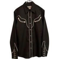 新品　H BAR C BLACK WESTERN SHIRTS MADE IN USA