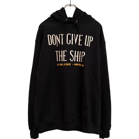新品　USNA”Don't give up the ship" CHAMPION HOODIE