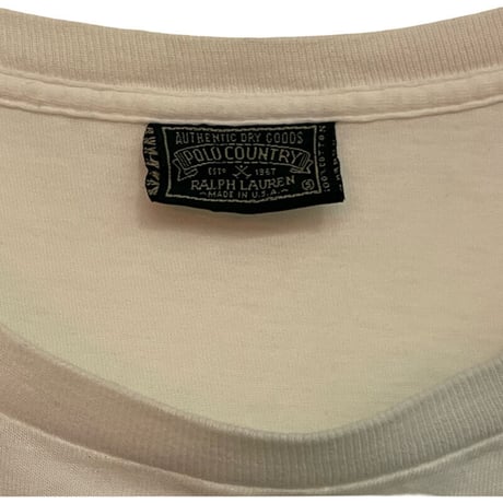 USED POLO COUNTRY POCKET  TSHIRTS　MADE IN USA