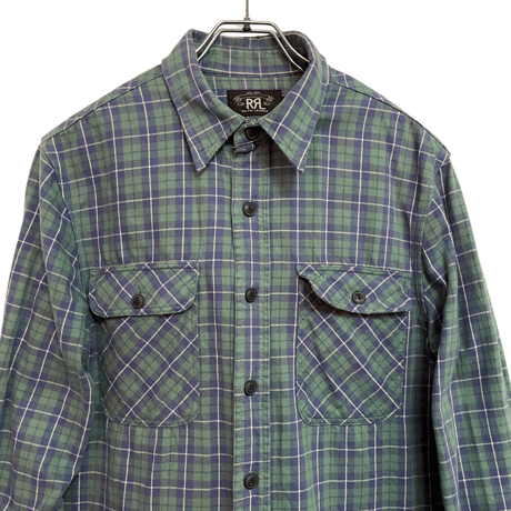 USED   DOUBLE RL FLANNEL  SHIRTS