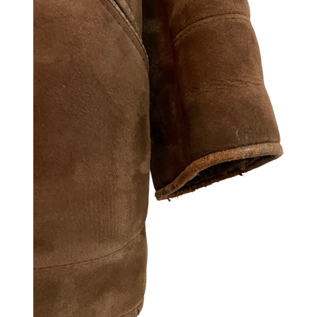 USED VINTAGE SHEARLING COAT ”MADE IN ENGLAND”