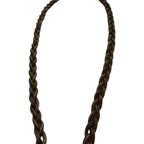 VINTAGE SILEVER ROPE NECKLACE
