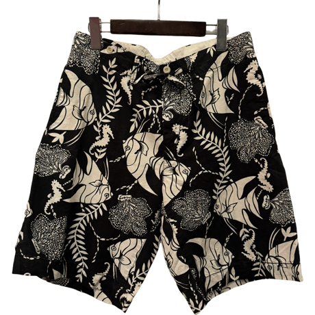 USED POLO RALPH LAUREN SILK LINEN SHORTS