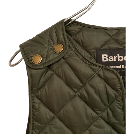新品　BABOUR QUILTED VEST KAHKI