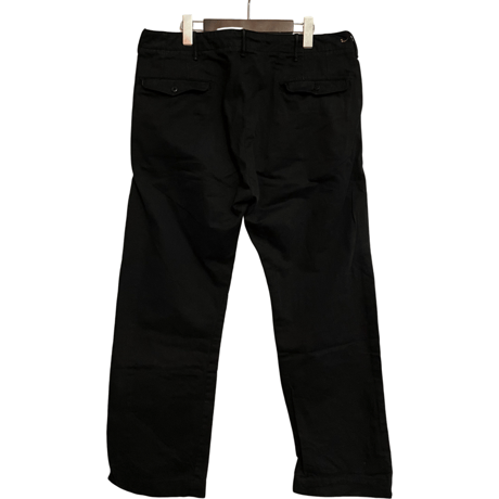 USED DOUBLE RL OFFICERS CHINO TROUSER BLACK