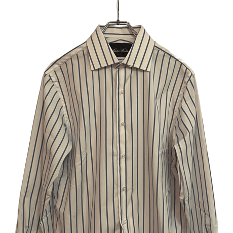新品　 BROOKS BROTHERS STRIPE  SHIRTS THOMAS MASON FABRIC ”MADE IN USA”