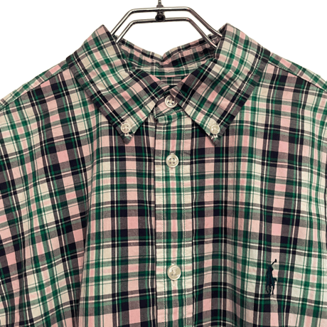 新品 POLO RALPH LAUREN S/S  B.D PLAID CHECK SHIRTS