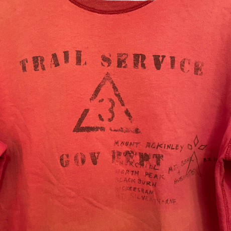 USED   DOUBLE RL L/S TSHIRTS "double face"