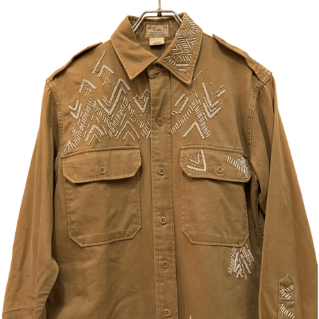 新品　POLO RALPH LAUREN BEADS MILITARY SHIRTS OUTLET品