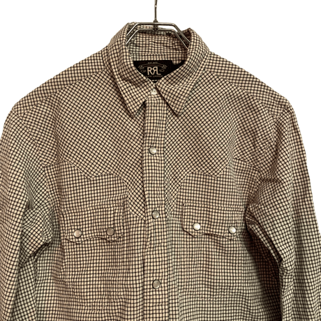 USED   DOUBLE RL SAW TOOTH POCKET WESTERN SHIRTS