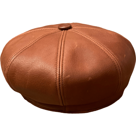 新品　NEW YORK HAT LEATHER SPITFIRE CASQUETTE MADE IN USA