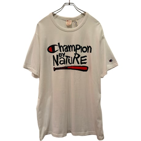 新品　CHAMPION S/S TSHIRTS "CHAMPION BY NATURE"