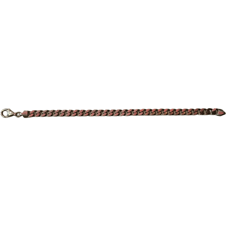VINTAGE　SILVER　CURB CHAIN BRACELET