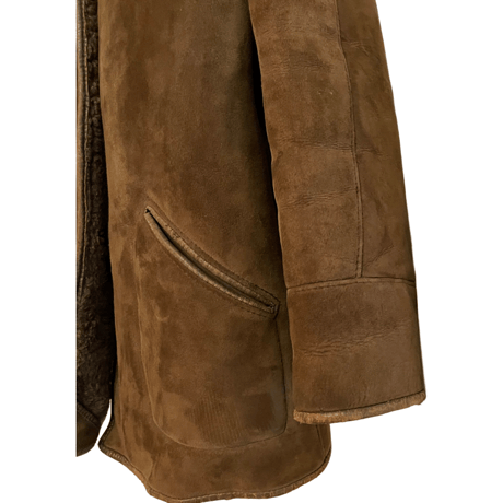 USED VINTAGE SHEARLING COAT ”MADE IN ENGLAND”