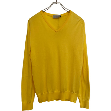 新品　JOHN SMEDLEY VNECK KNIT  100% SEAISLAND COTTON  "MADE IN ENGLAND"