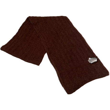 新品　JOHN SMEDLEY RIB KNIT SCARF  "MADE IN ENGLAND"