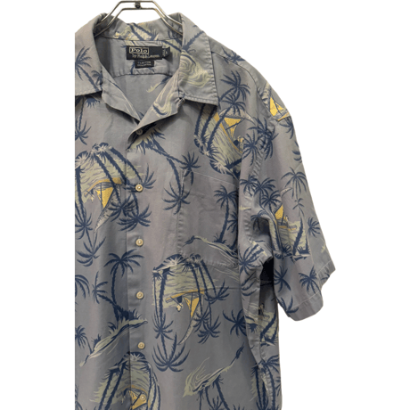 USED VINTAGE   POLO RALPH LAUREN S/S OPEN COLLAR SHIRTS