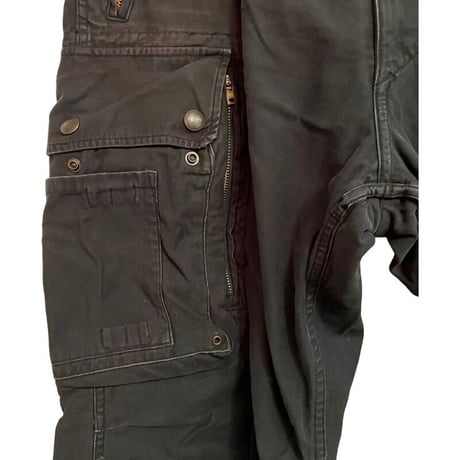 USED DOUBLE RL BLACK CARGO HEAVY WEIGHT COTTON