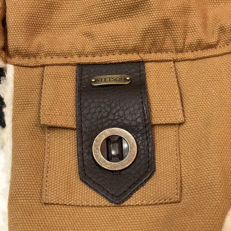新品　STETSON CANVAS DUCK TRAPPER HAT