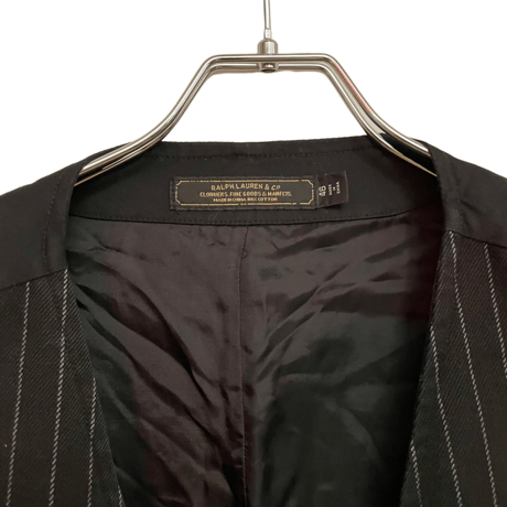 USED POLO RALPH LAUREN BLACK STRIPE  VEST