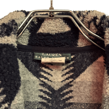 USED RL Lauren NATIVE PILE JACKET MADE IN USA