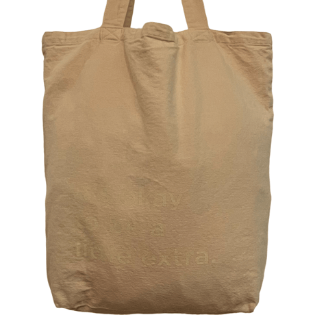 新品　CHIPOTLE "AVOCADE PITS"DYED  CANVAS TOTE BAG