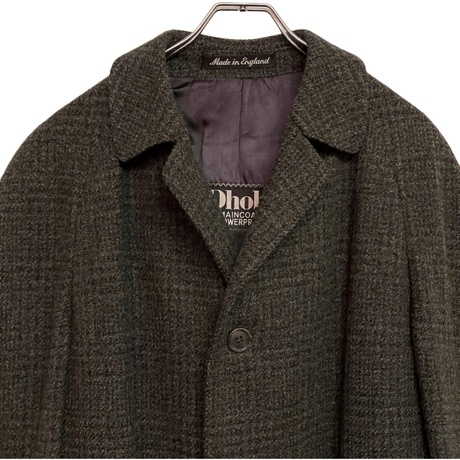 USED VINTAGE BALCOLLAR TWEED COAT ”100%PURE WOOL” MADE IN ENGLAND