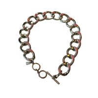 USED LAUREN  RALPH LAUREN CHAIN NECKLACE/ DOUBLE BRACELET