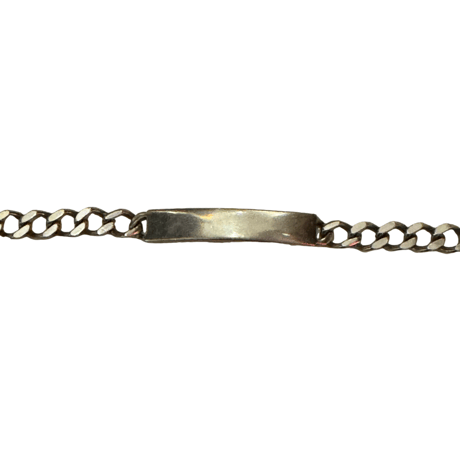 VINTAGE SILEVER ID BRACELET
