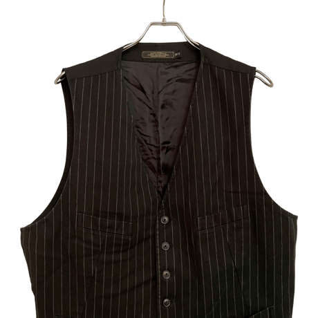 USED POLO RALPH LAUREN BLACK STRIPE  VEST