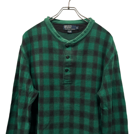 USED  POLO RALPH LAUREN HENLEY NECK SHIRTS ALPACA BLEND
