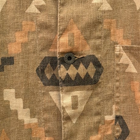USED DOUBLE RL LINEN CHORE JACKET