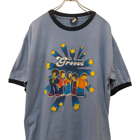 USED VINTAGE　The Simpsons Ringer T-shirts MADE IN USA
