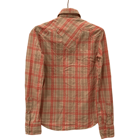 USED   DOUBLE RL CHECK WESTERN SHIRTS