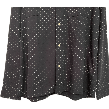 新品　J CREW POLKA DOT WOOL BLEND CAMP SHIRTS