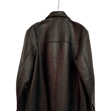 USED "OLD" GAP LEATHER CAR COAT