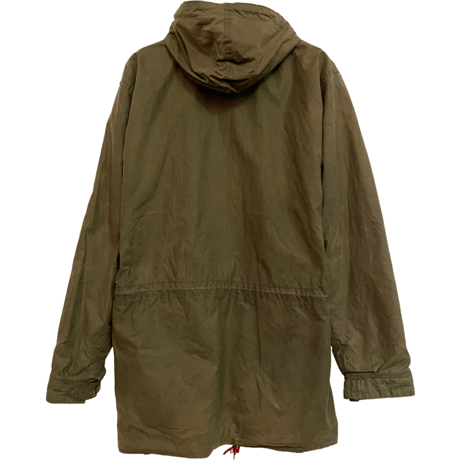 USED VINTAGE MADE IN USA  POLO RALPH LAUREN WAXED COTTON HOOD JACKET