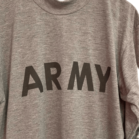 新品　DEAD STOCK US ARMY MOC-NECK L/S TSHIRTS