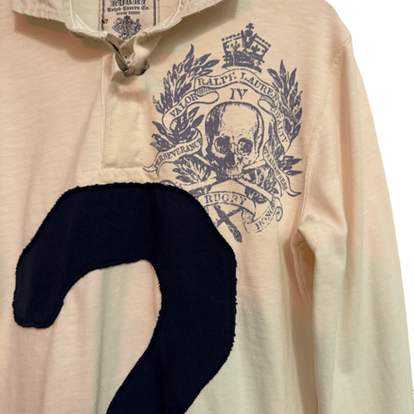 DEAD STOCK  POLO RUGBY "SKULL" RUGBY SHIRTS