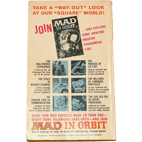 VINTAGE BOOK (USED) MAD MAGAZINE 1962