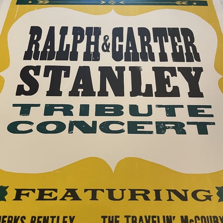 新品　 HATCH SHOW PRINT POSTER ”STANLEY BROS”  MADE IN USA