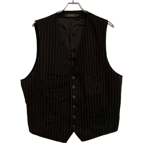 USED POLO RALPH LAUREN BLACK STRIPE  VEST