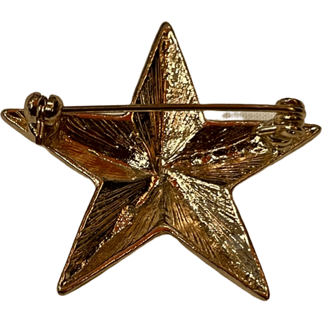 DEADSTOCK  80s  ”STAR”　PINS "BIG"  ”MADE IN UK”