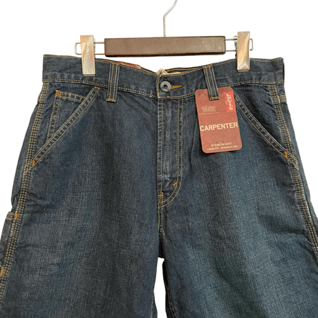 新品　US LEVI'S 00s DEAD STOCK DENIM CARPENTER SHORTS